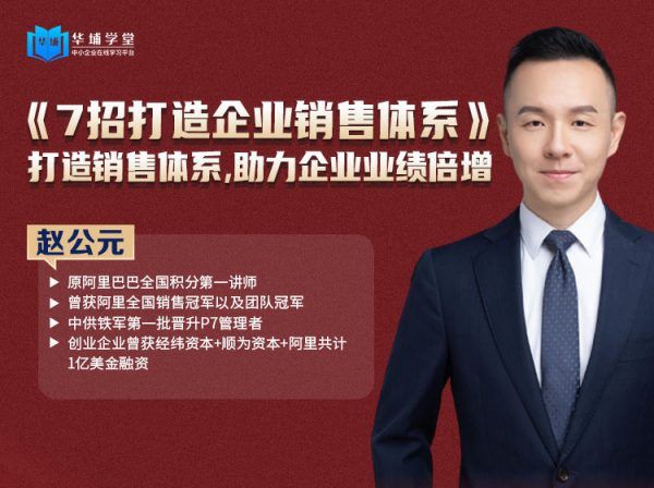 引爆业绩7招打造企业销售体系[赵公元]