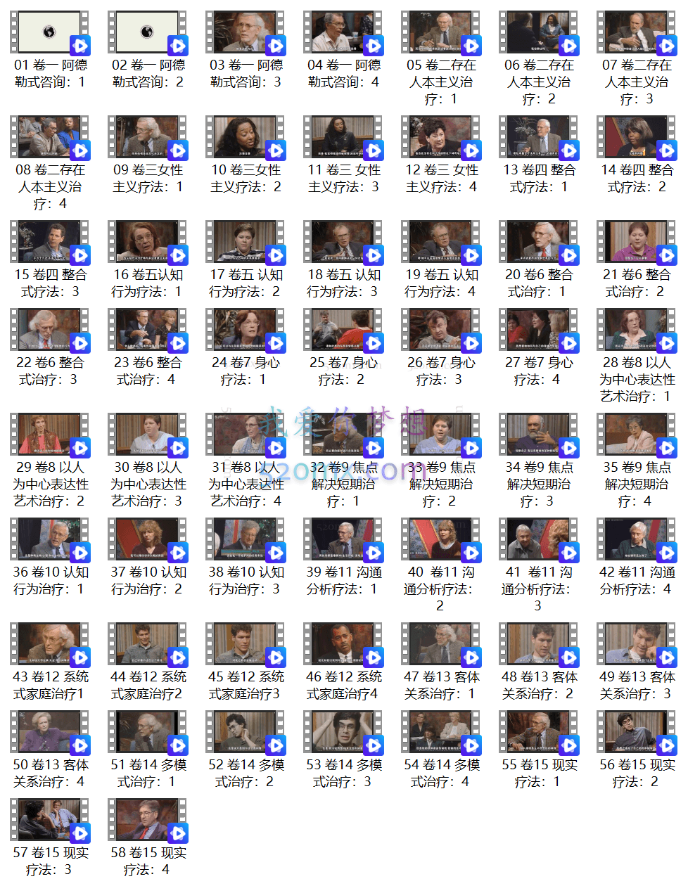 跟大师学心理咨询 | 15种治疗风格 x 15个案例演示