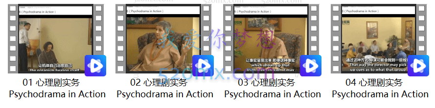 泽卡·莫雷诺：心理剧实务（Psychodrama in Action）中英文字幕