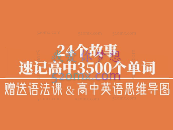 奇速英语24个故事串记高中3500单词全文48讲