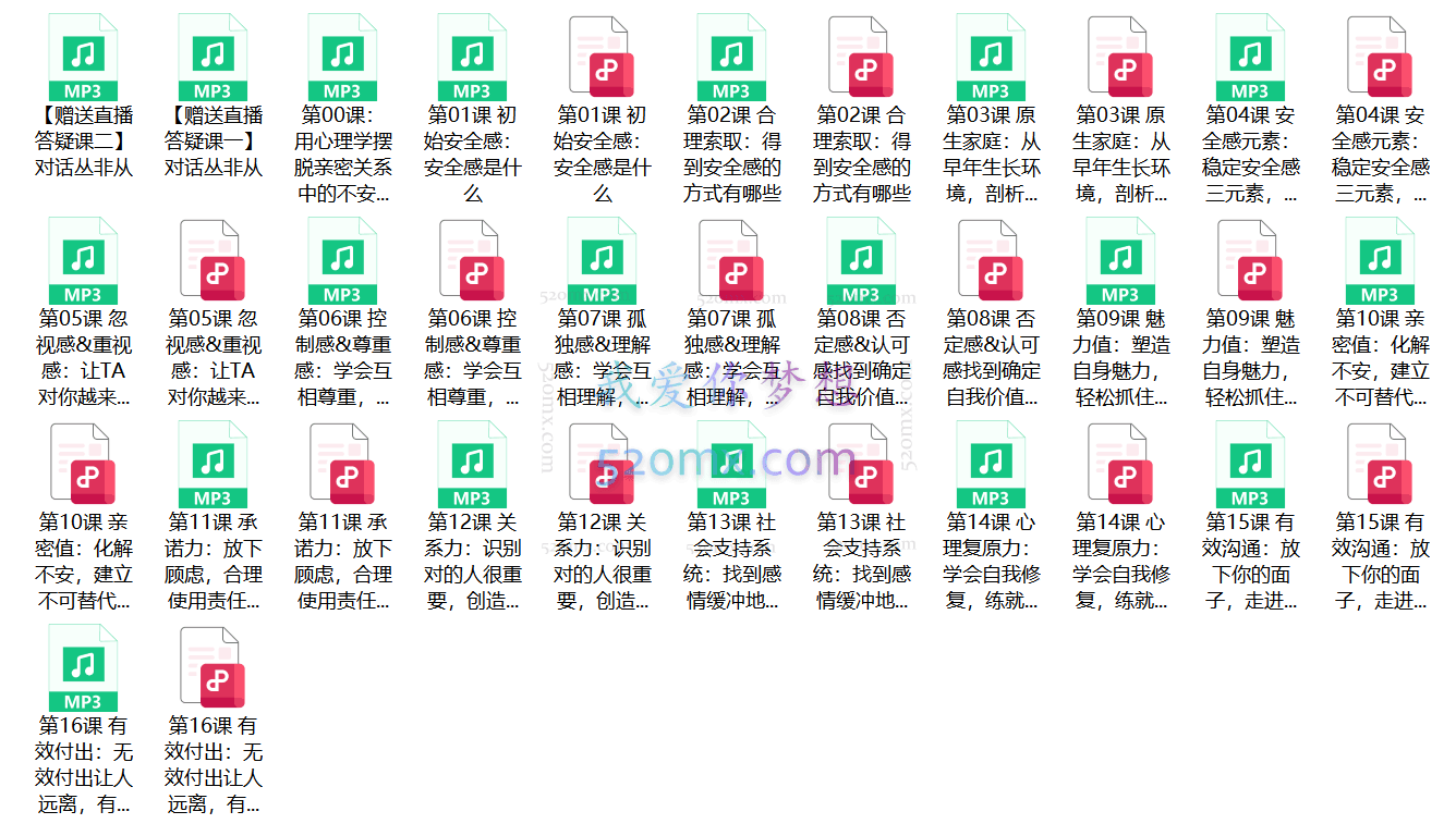 丛非从:18堂课提升安全感,成为亲密伴侣