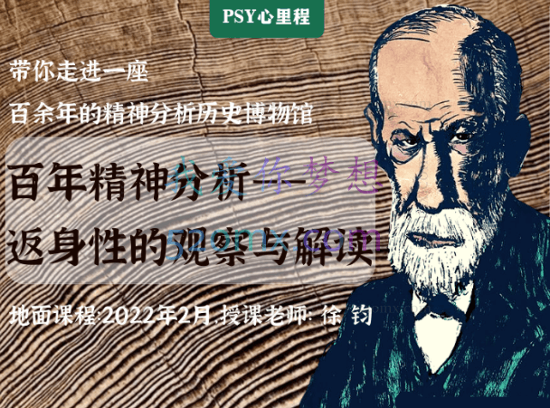 《自体心理高阶》徐钧：百年精神分析-返身性的观察与解读