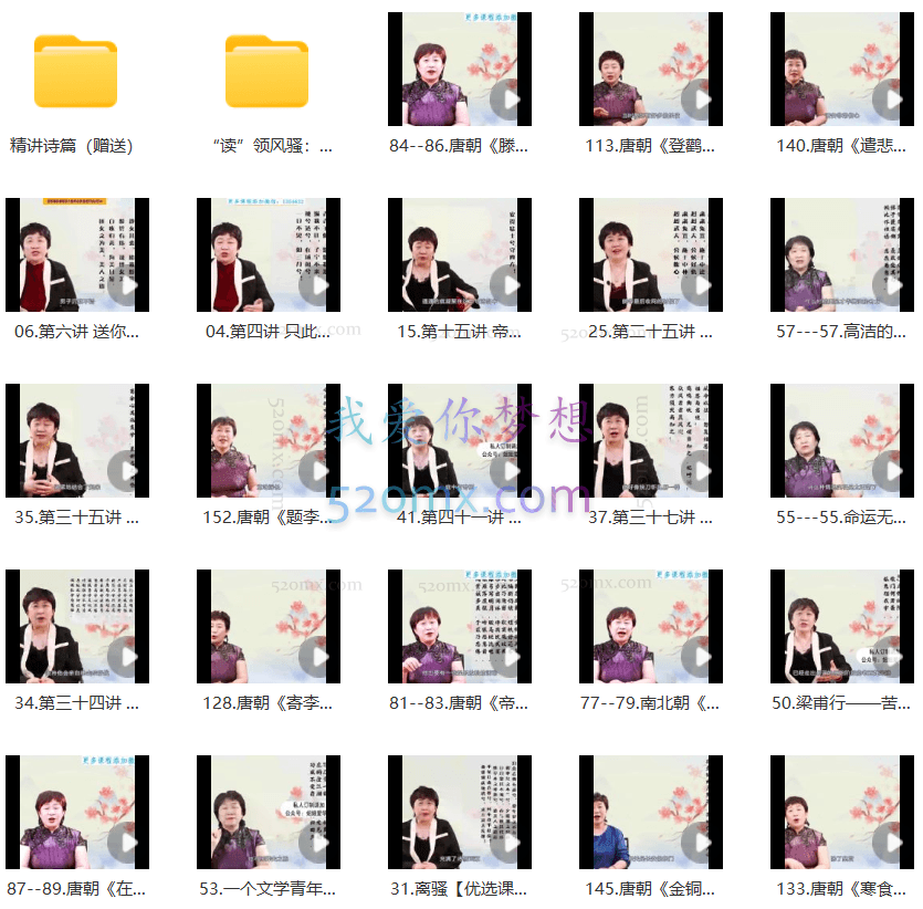 申怡《“读”领风骚：上下诗词五千年》等系列课