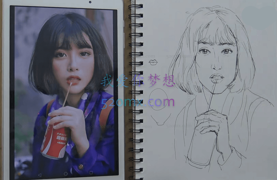 线描人物手绘实训视频课