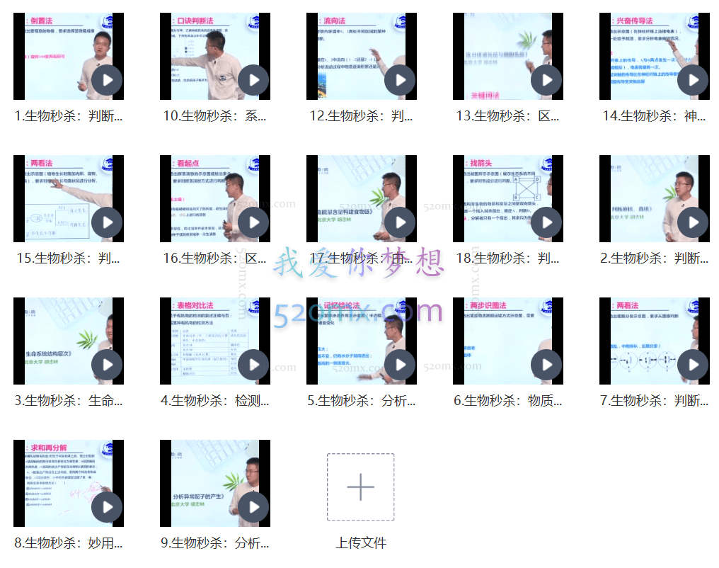 胡忠林生物技巧秒杀课