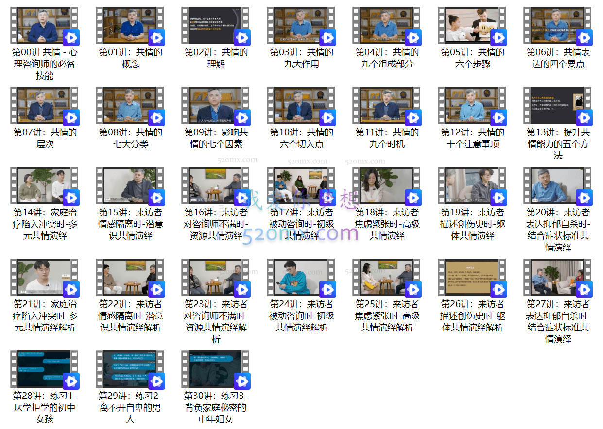 沈家宏共情技能30讲:系统学习,精通共情, 让你的咨询游刃有余!