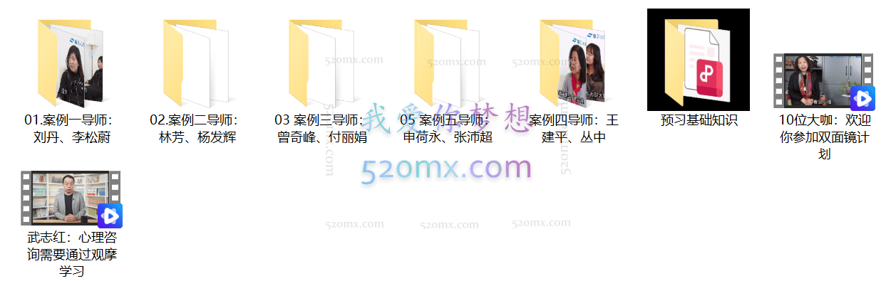 双面镜计划心理咨询观摩学习