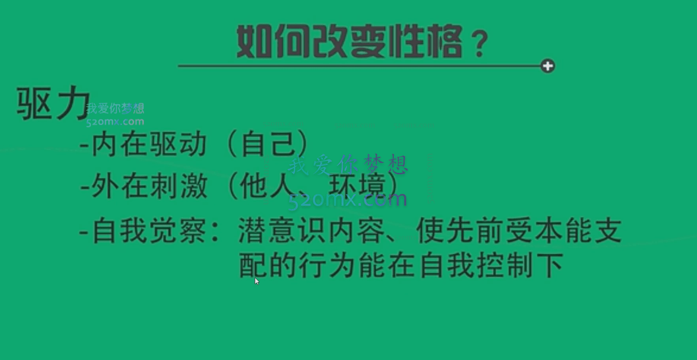 卢美妏：性格剖析-如何用心理学认识自己