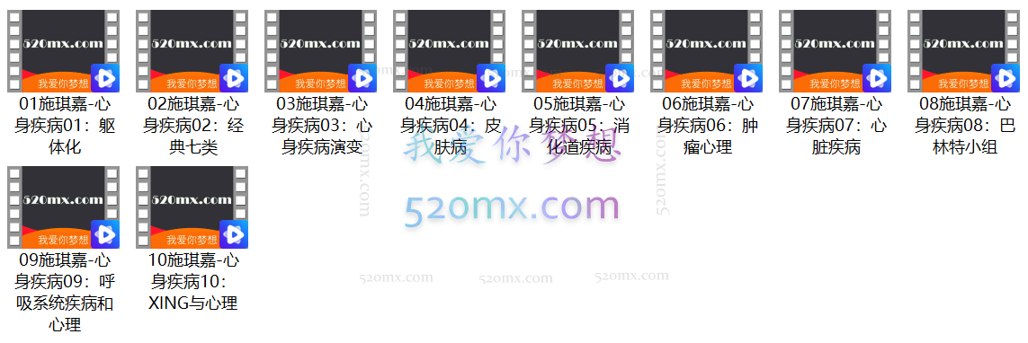 施琪嘉:心身疾病与心身医学微课10讲录音