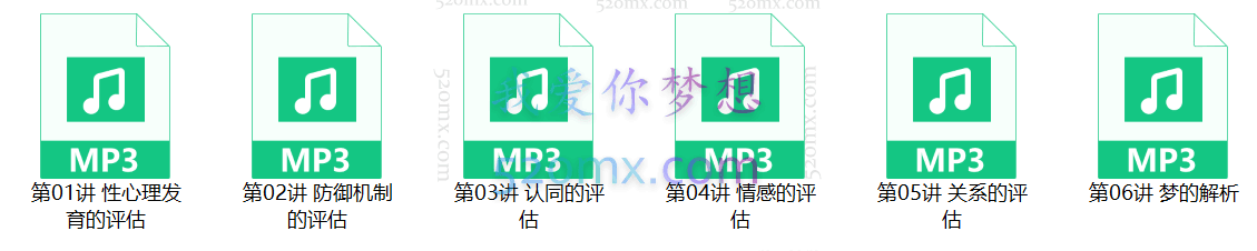 朱晓刚:精神分析评估与诊断系列微课6讲
