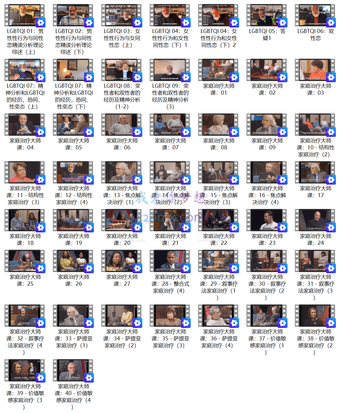 【视频40讲·案例实录】10大家庭治疗流派x10种看待家庭的哲学 | 世界大师课系列