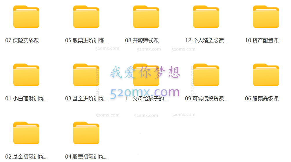 2020长投学堂理财全套,课程涵盖:基金、股票、保险、财商、资产配置以及可转债投资等.