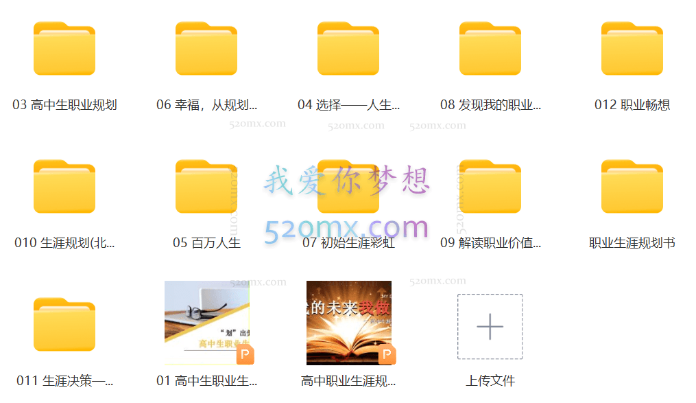 高中生高一高二高三职业生涯规划 12套