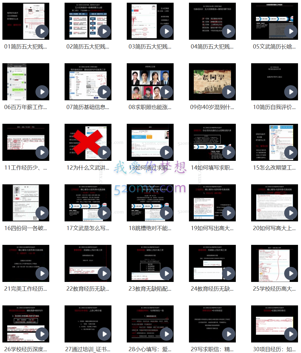 文武老师简历包装术|职场求职面试写简历