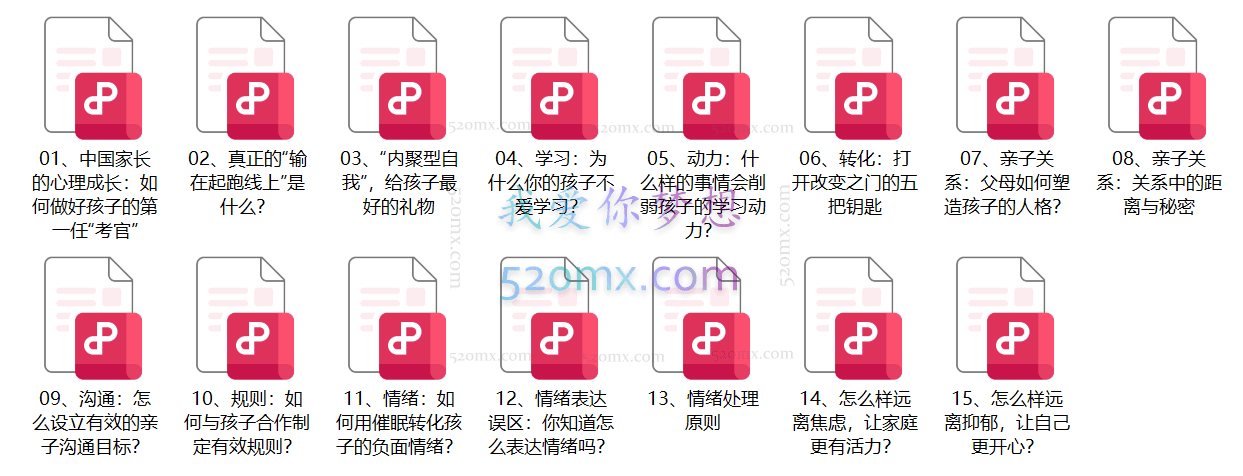 父母必备的15堂育儿心理学课