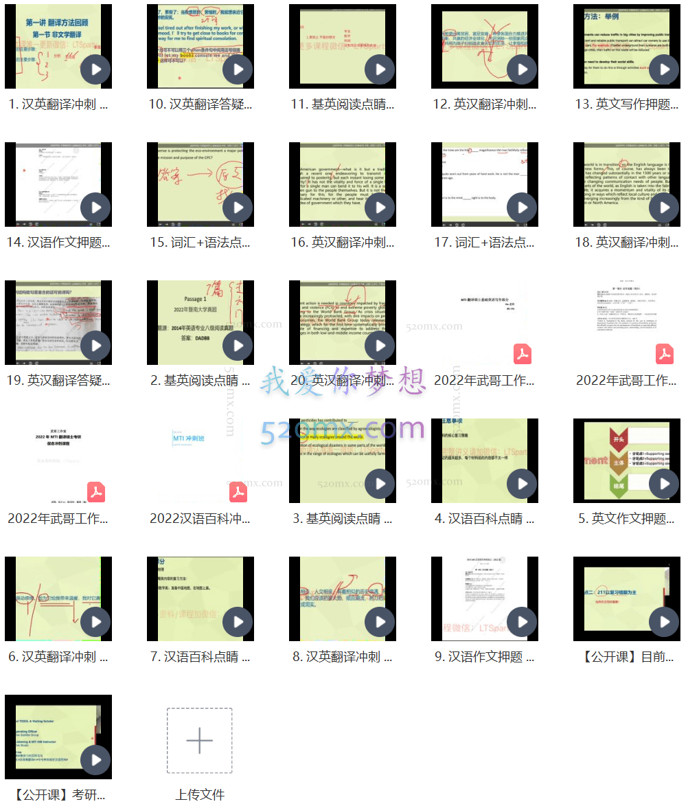 MTI翻译硕士冲刺课程