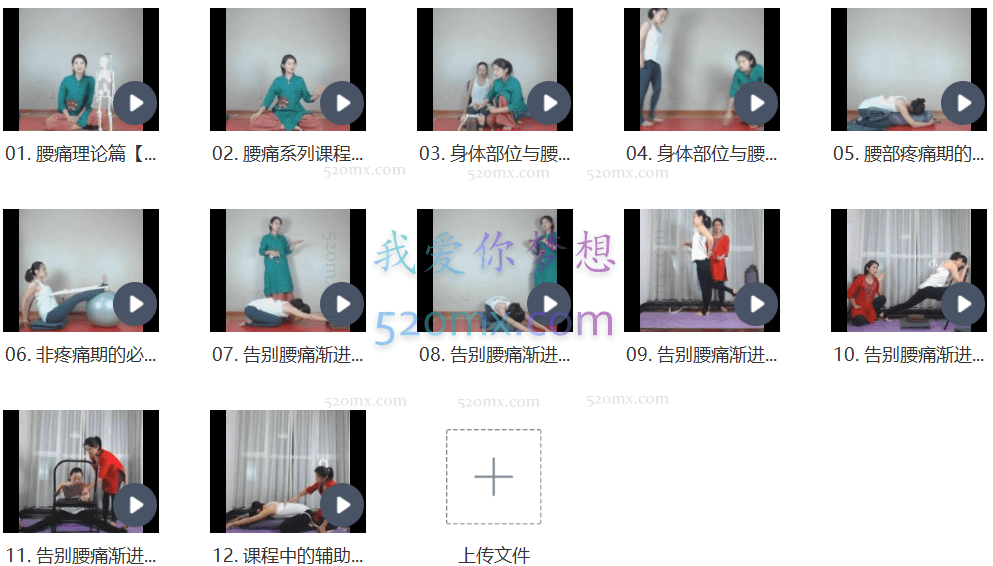 王媚:12节精讲安全缓解腰痛系统练习(私教通用版)