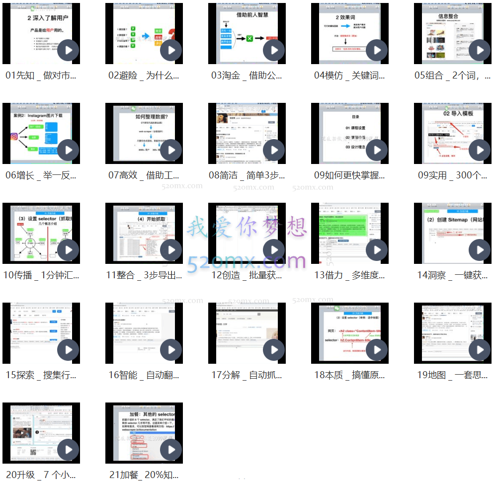 21堂信息搜集课帮你从公开信息中快速找到赚钱思路