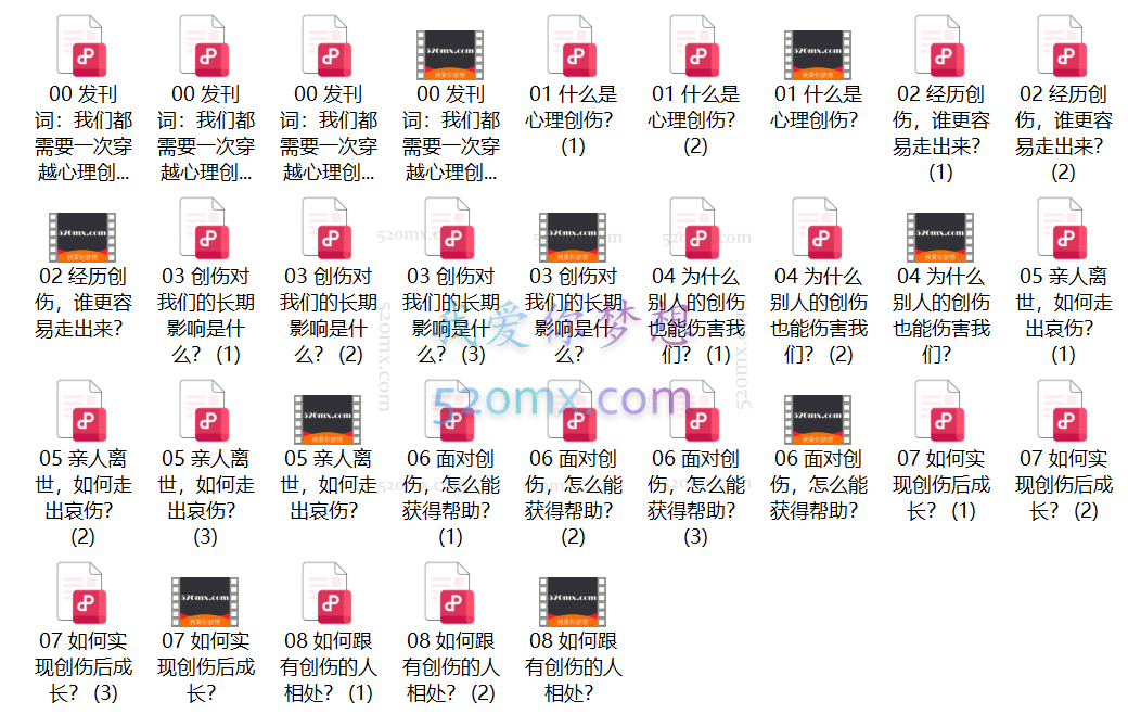 徐凯文:心理创伤8讲