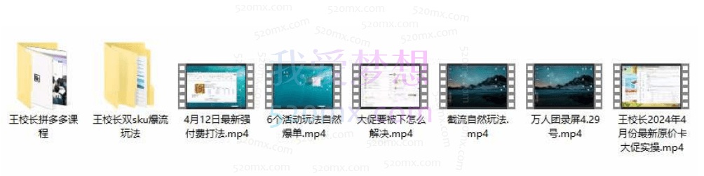 王校长拼多多课程,上单玩法、双SKU爆流上单玩法