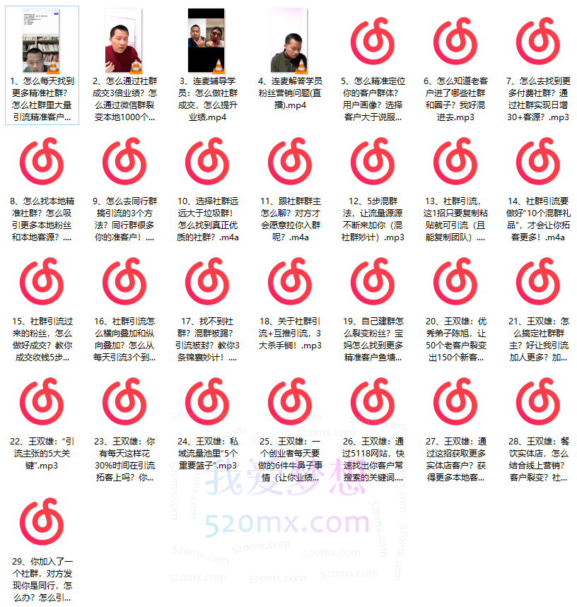 王双雄《11个社群引流秘诀》